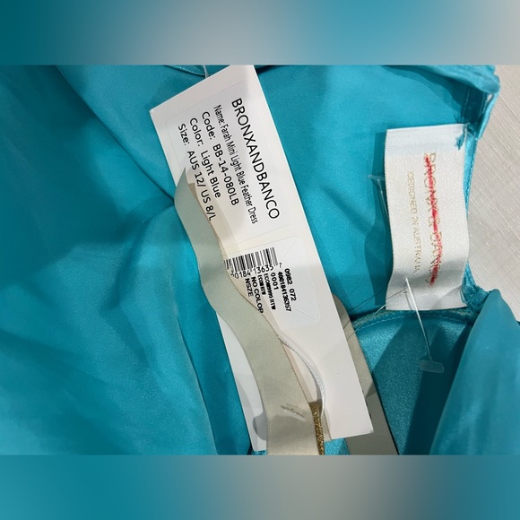 $850 Bronx and Banco
Farah Feather-Hem Minidress size 8 - Picture 8 of 13